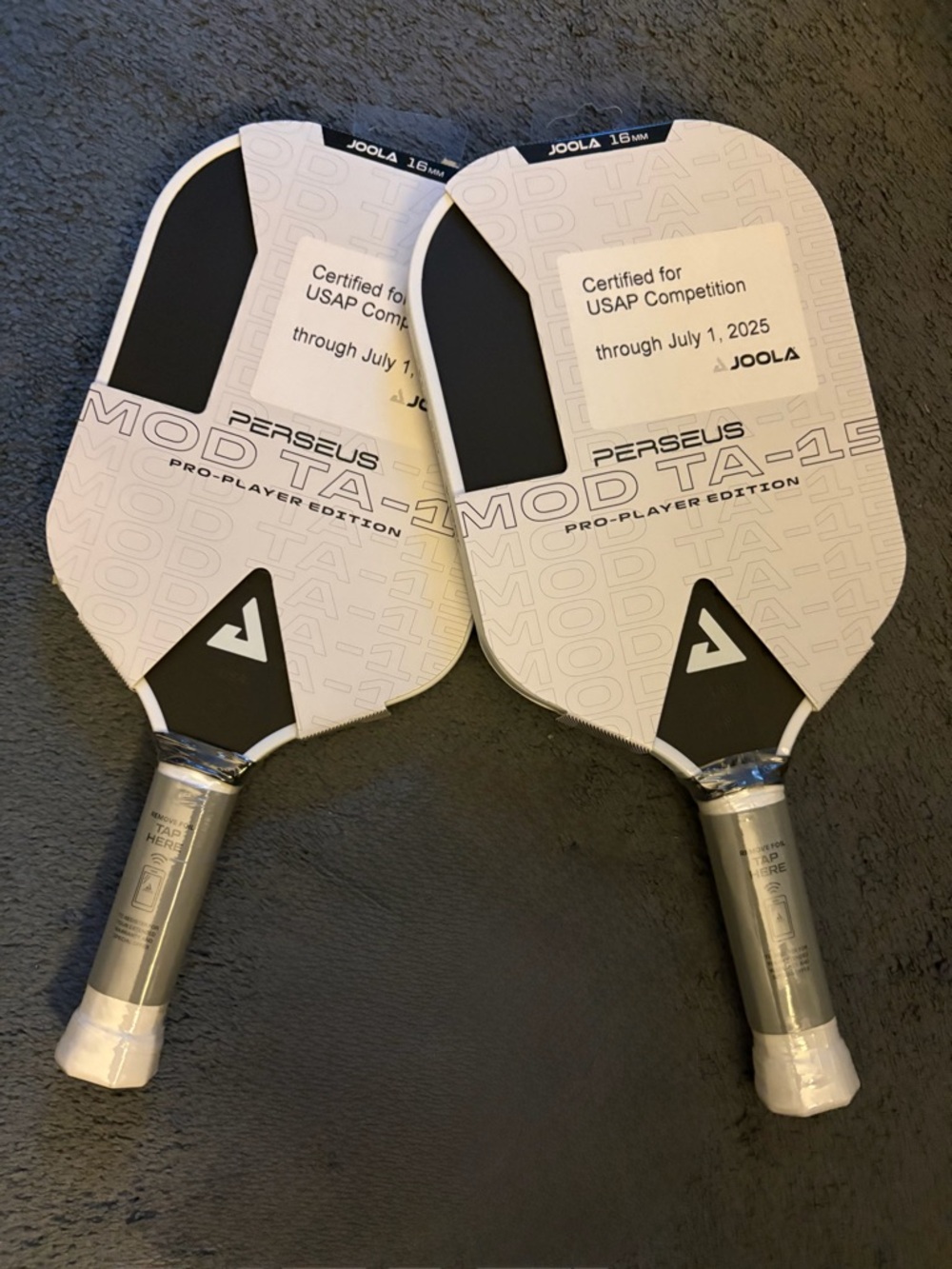 JOOLA Perseus MOD TA-15 Pro-Player Edition Pickleball Paddle - White/Black